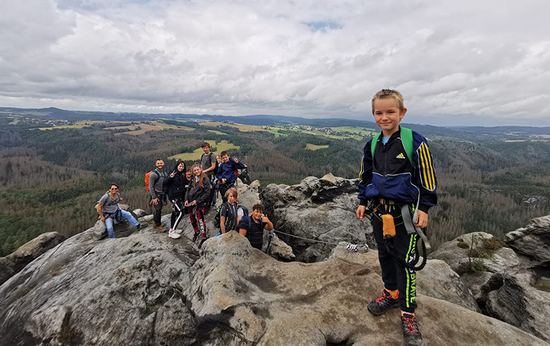 Klettertour für Kinder in die Sächsische Schweiz